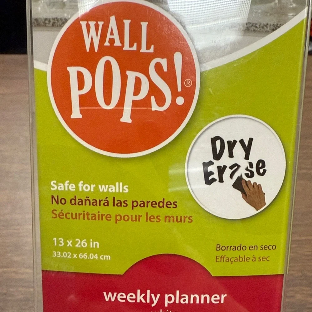 Dry Erase Peel and Stick Weekly Planner